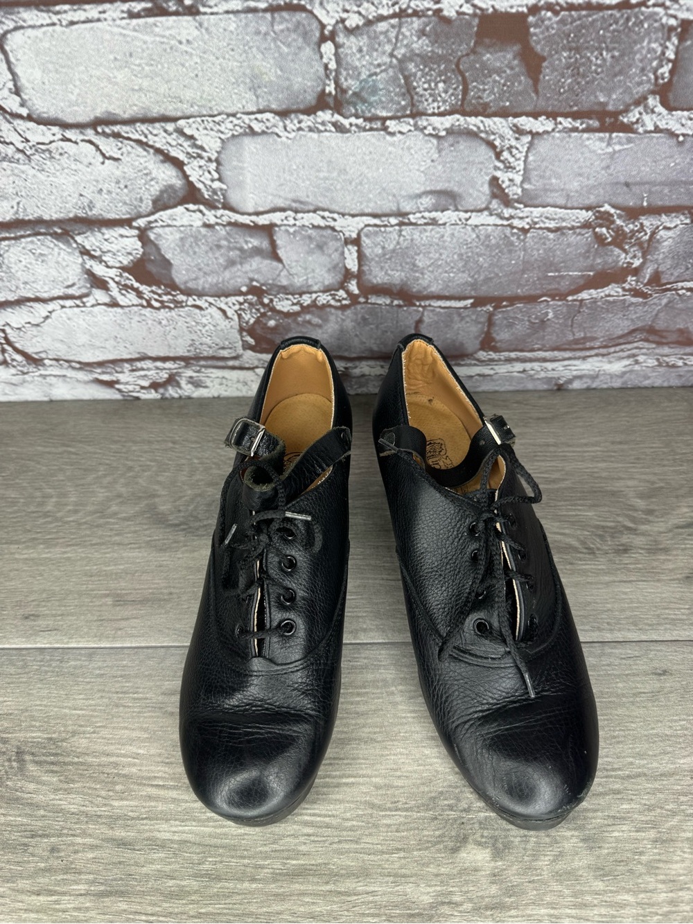 Inishfree De Luxe Irish Black Performance Leather Dance Shoes Women 4.5UK/6.5 US